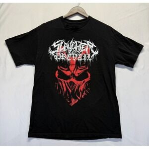 Sumerian Records T Shirt Mens L Black Slaughter to Prevail Music‎ Rock Band Tee